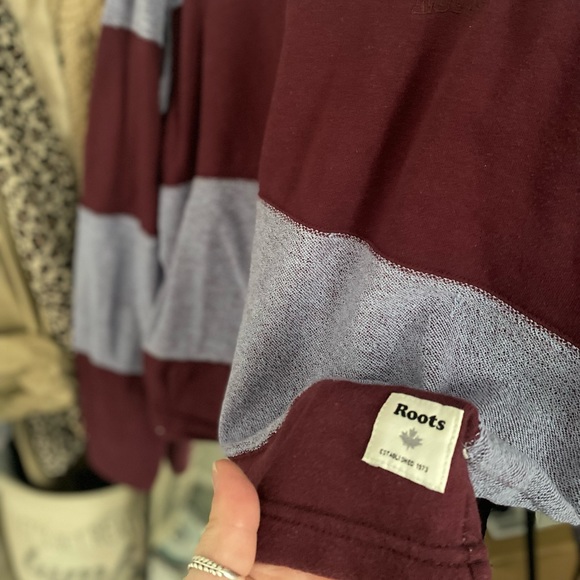 Roots Crewneck, rugby stripe - Picture 4 of 4